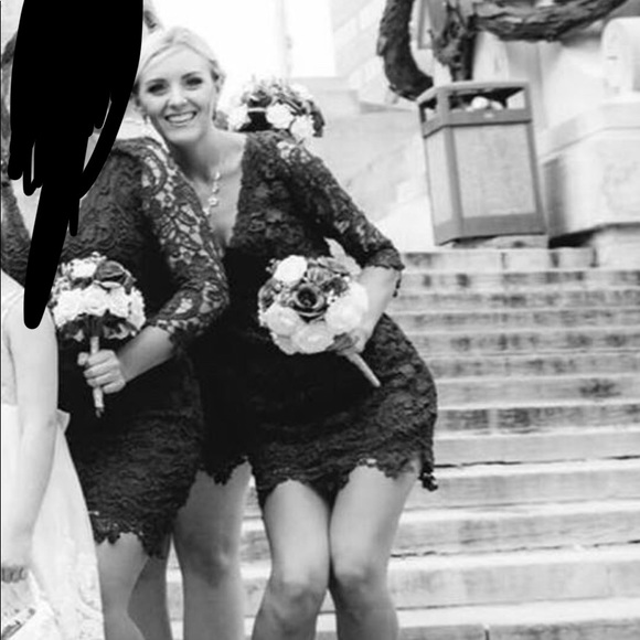 Saved By The Dress Navy Lace Dress - Picture 5 of 6